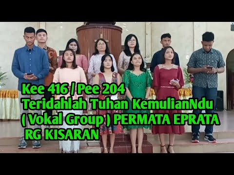 KEE 416 / PEE 204 Tuhan Teridahlah KemulianNdu ( VG ) Permata Eprata Rg Kisaran @asnigintings276
