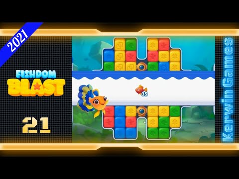 Fishdom Blast Level 21 - No Boosters - 23 moves (2021)