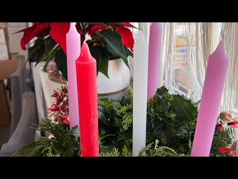 How to make Advent wreath for Christmas from scratch at home/ for school