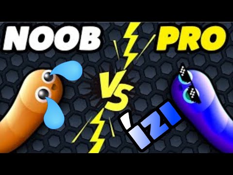 Noob vs. Pro in slither.io🐍