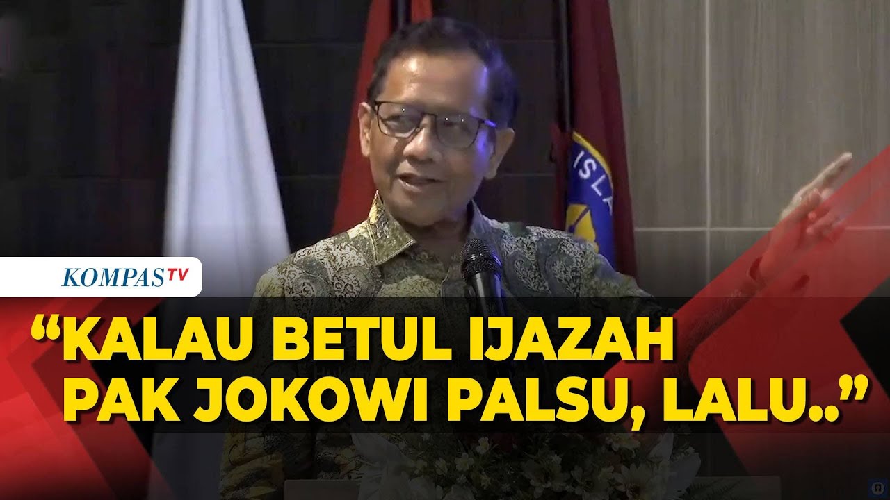 Mahfud MD Bicara Geger Ijazah Jokowi: Tak Berakibat pada Ketatanegaraan, Jangan Terlalu Ngelantur!