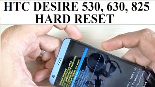 HTC Desire 530, 630, 825 HARD RESET from Recovery Mode