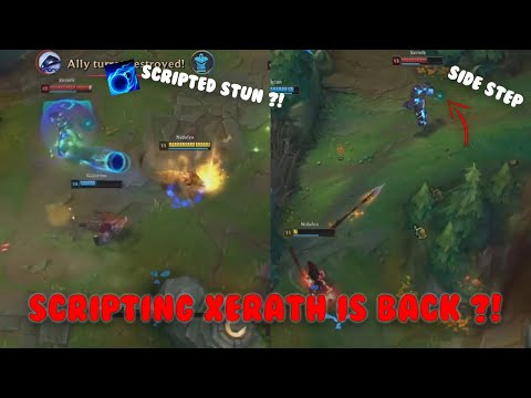 Crazy Scripting Xerath Dominating ?! (Hit Abilities , Side Steps ,Dodge ...) | LOL Highlights