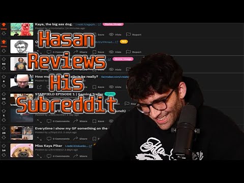 Hasan Reviews His Subreddit (16th September 2023 ) ! OkBuddy HasanAbi Reacts