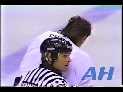 NHL Oct. 19, 1991 Quebec Nordiques v Detroit Red Wings (melee) Greg Smyth v Sergei Fedorov