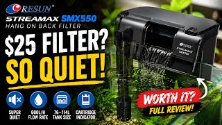 Buying Aquarium Filter in Singapore. Resun Streamax Filter Unboxing And Demo