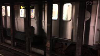 MTA NYC Subway : Bowling Green bound R142A (6) Train at Futon Street