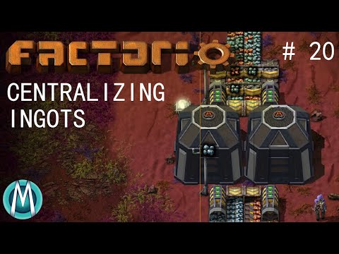 [Factorio 1.1 4K] Angel/Bobs Ep 20: Centralizing Ingots (Tutorial/Walkthrough)