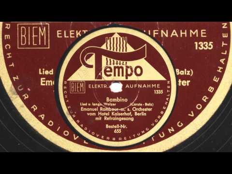 Emanuel Rambour: Bambino (Ludwig Bernauer, 1938)