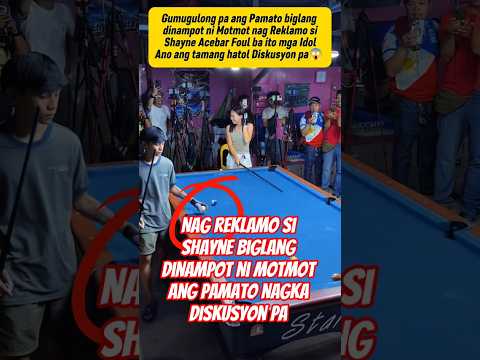 Double foul ang nangyari? Shayne Acebar nag Reklamo sa ginawa ni Motmot 😱 🤔 #shorts #subscribe