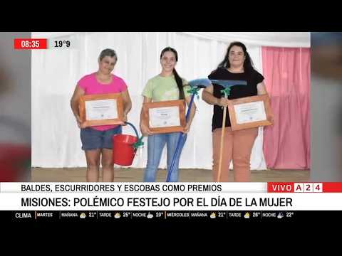 🤨  LOS POLÉMICOS REGALOS DEL MUNICIPIO DE COLONIA AURORA, MISIONES, POR EL DÍA DE LA MUJER