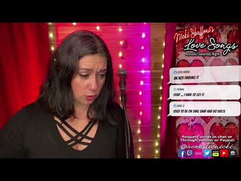 #LoveSong #LiveStream Saturday Night! Song Menu & Tip Jar: Linktr.ee/acousticnicki #music