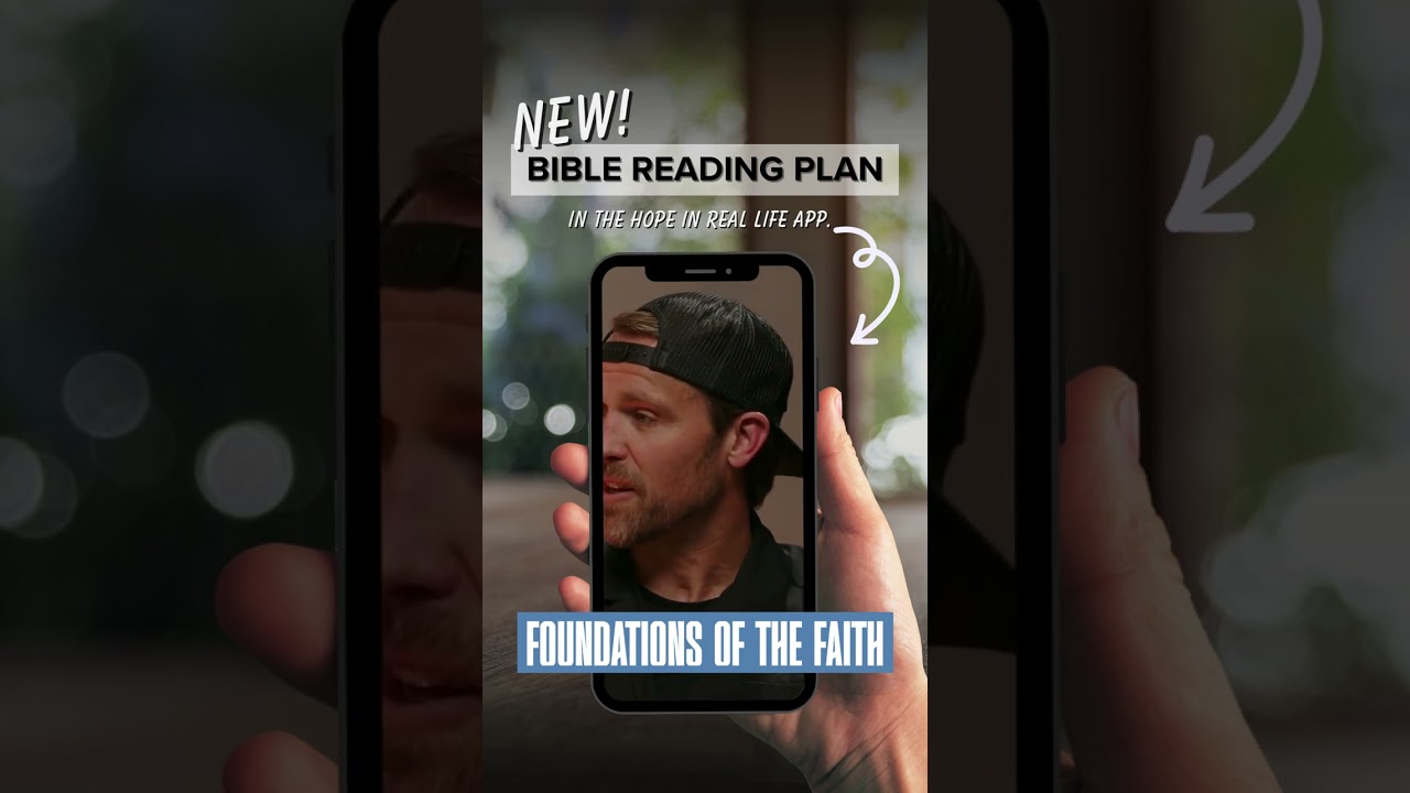 Today we start a new Bible Reading Plan, called Foundations of the Faith!