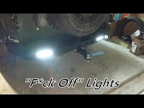 Wrangler JK rear aux led light wiring