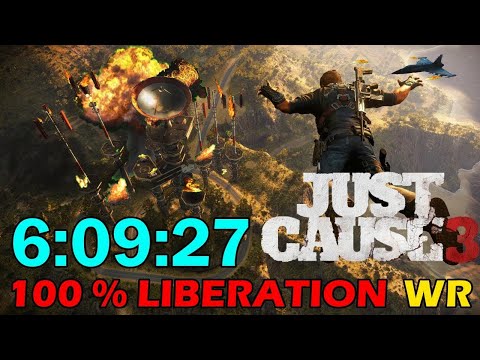 Just Cause 3 Speedrun ALL PROVINCES (+DLC) World Record | 6:09:27.23