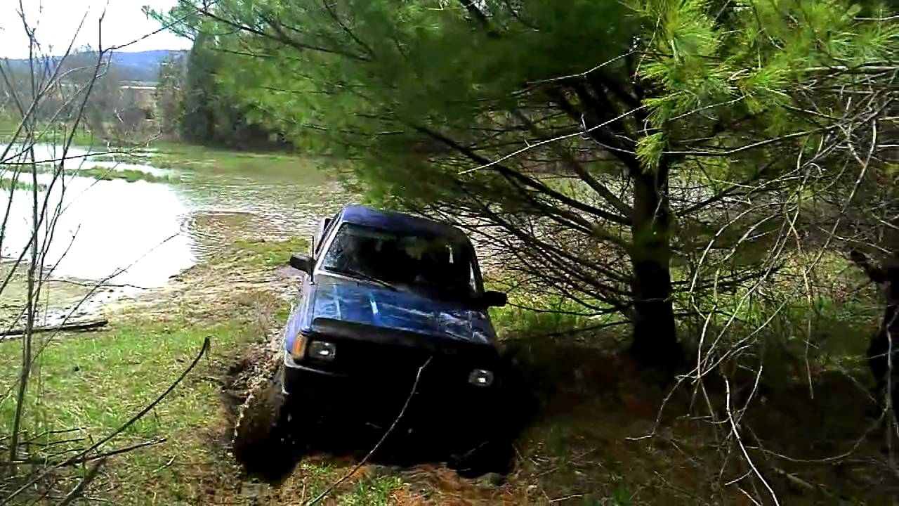 mazda b2600 4x4 big rut