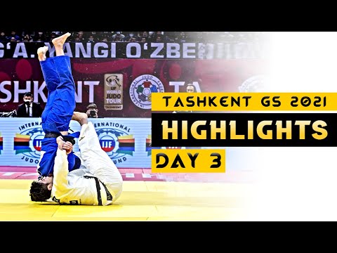 Top 15 ippons in Day 3 of Judo Grand Slam Tashkent 2021  (柔道2021) (柔道2021)