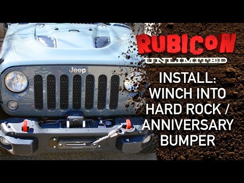 Install: Winch Into Hard Rock / Anniversary Wrangler Bumper