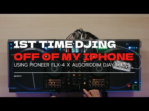 Pioneer DDJ FLX-4 and DJay Pro 5: DJing On iPhone Is LEGIT