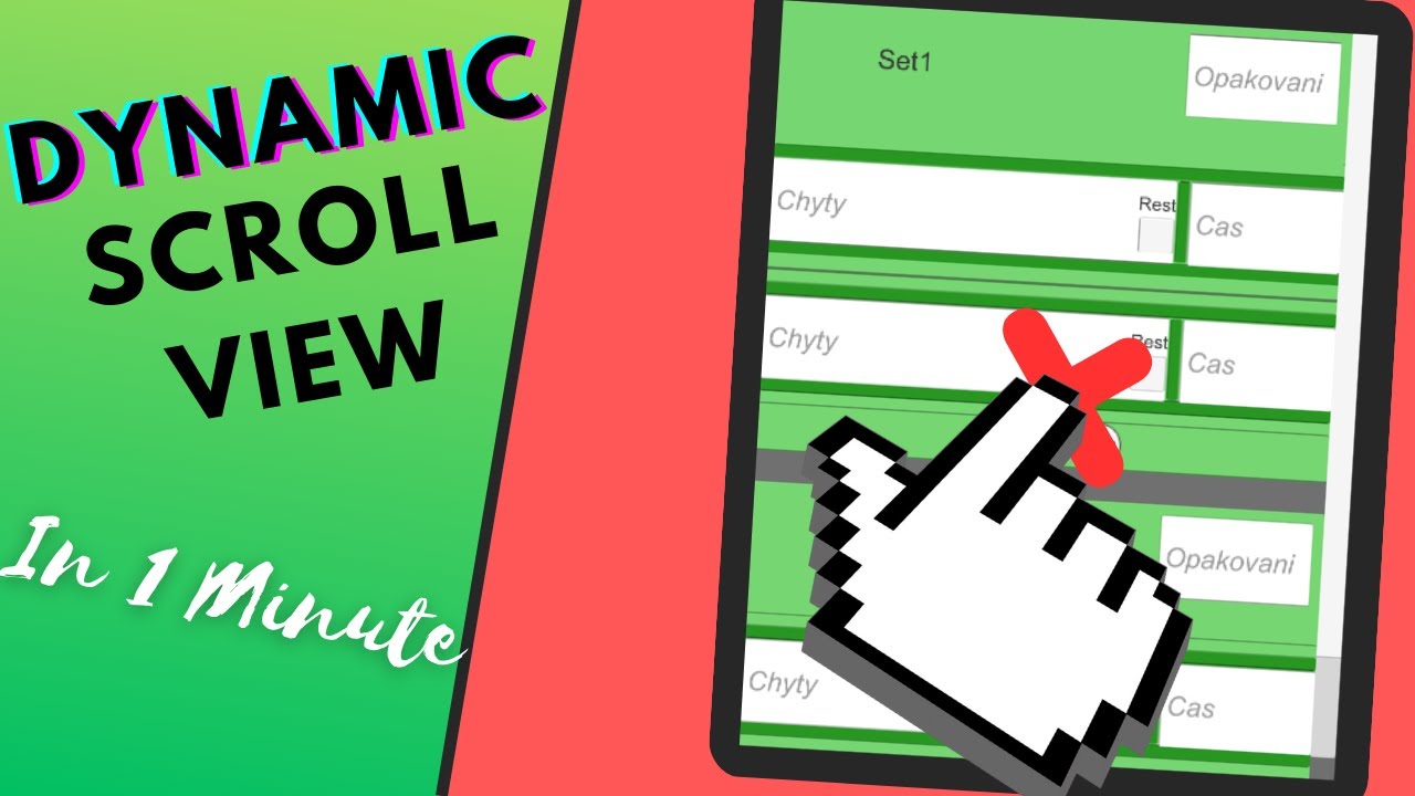 DYNAMIC SCROLL VIEW || Quick Unity Tutorial