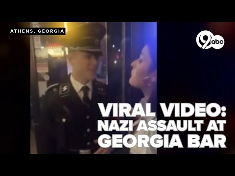 Viral video: Man in Nazi uniform assaults UGA student at Georgia bar after entrance denied