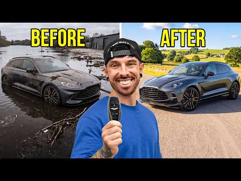 FULL BUILD - I BOUGHT A FLOOD DAMAGED ASTON MARTIN DBX FOR MY DAD