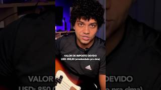 Mesmo com IMPOSTO, o FENDER saiu mais barato comprando nos ESTADOS UNIDOS