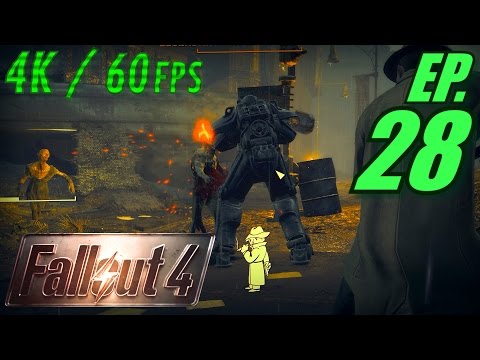 Fallout 4 Walkthrough in 4K Ultra HD / 60fps, Part 28: The Trot to Park Street Station (Let's Play)