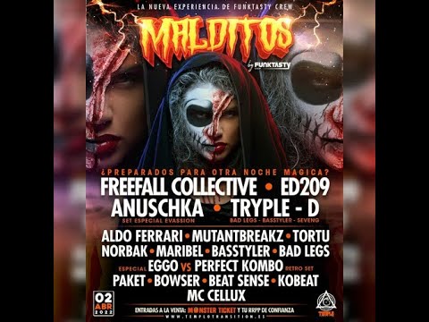Kobeat Funktasty Crew Malditos Sala Templo Transition La Palma del Condado Huelva 2022