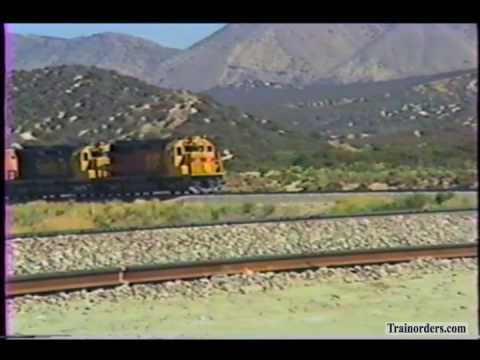 Classic Railroad Series 511 - Santa Fe 5843 West on Cajon Pass July 28, 1988