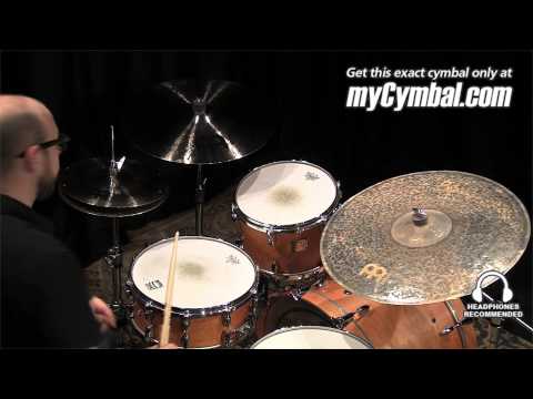 Meinl 19" Byzance Brilliant Medium Thin Crash Cymbal - Played by Gabriel Harris (B19MTC-B-1060413R)