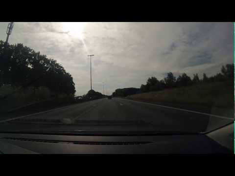 Driving Bruges to Brussels, Belgium. June 10, 2017