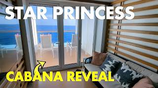Star Princess Cabana Mini‑Suite Tour | Full Cabin Walkthrough (No Upgrade Needed!) Cabin 10509