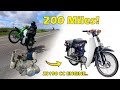 I Rode 200 Miles On My ZS190 Engine Honda C50 And Lived To Tell The Tale