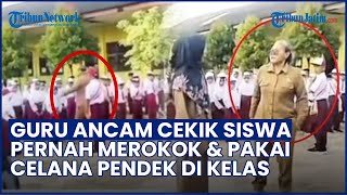 BERKALI-KALI LANGGAR ATURAN ASN! Guru Ancam 'Cekik' Siswa Ternyata Pernah Merokok di Kelas