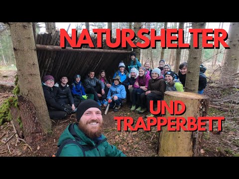 Pfadfinder Missen -  Naturshelter und Trapperbett
