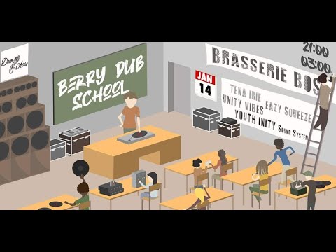 Berry Dub School - Youth Inity Sound System play Youtie - Rootswoman Horns