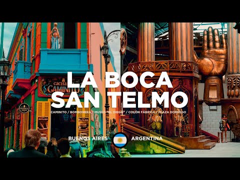 Buenos Aires 🇦🇷 La Boca y San Telmo recorremos Caminito y el imperdible Colón Fábrica. 