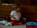 Alina Watching Veggie Tales