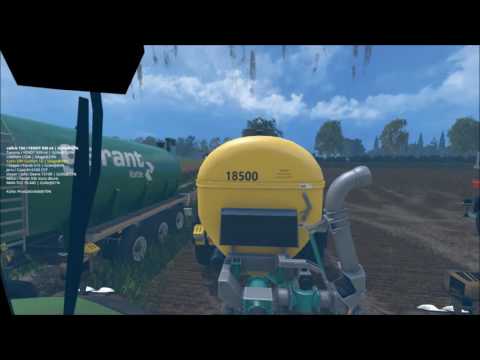 LS15 spreading slurry on the Stappenbach Map 2016