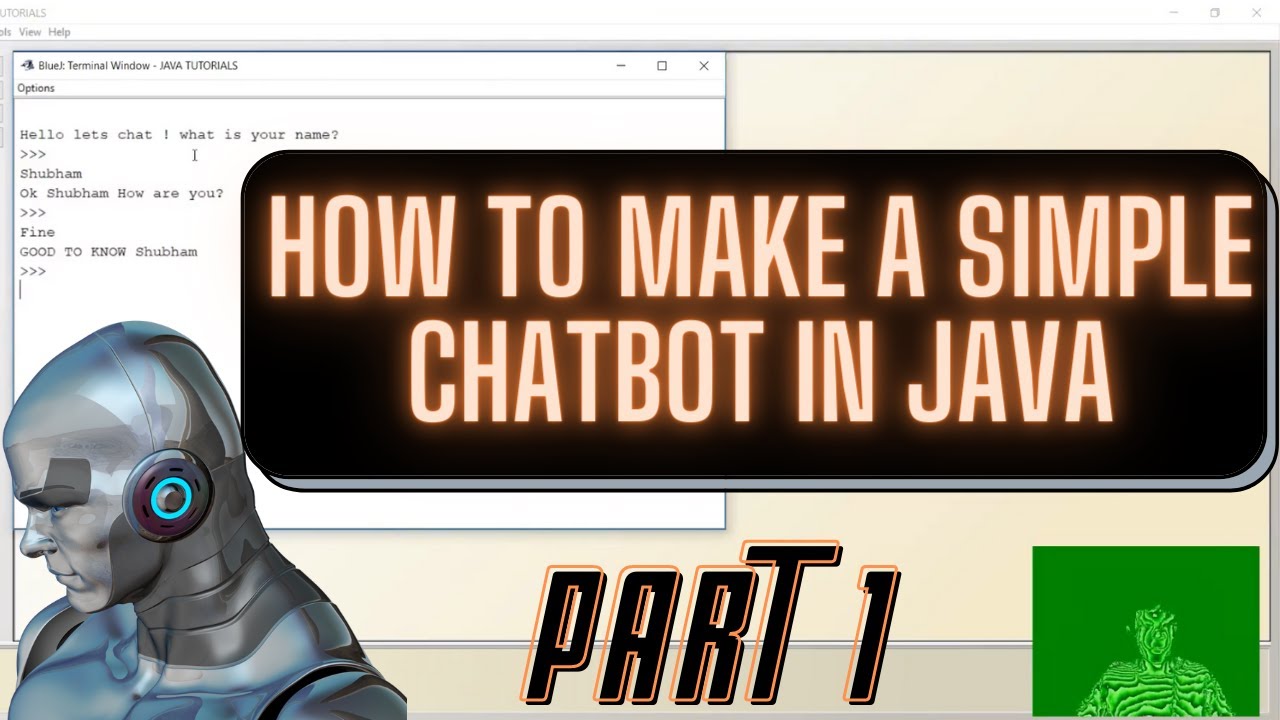 Java Chatbot Tutorial Part 1 | Java | Chat bot | Tutorial |