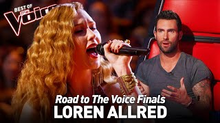 Before &#39;Never Enough&#39;, Loren Allred SHINED BRIGHT on The Voice | Road to The Voice Finals