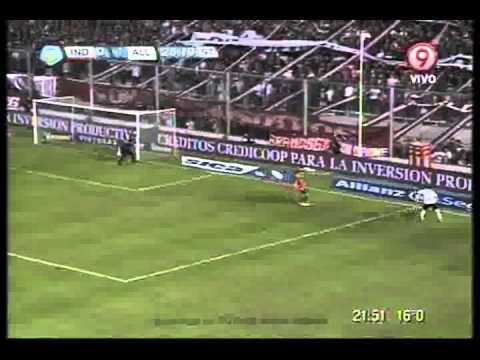 Increíble gol dilapidado por Mauro Matos ante Independiente