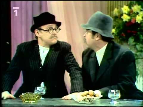 Ivan Krajíček, Oldo Hlaváček a Zora Kolínska - Na letišti (scénka; 1977)