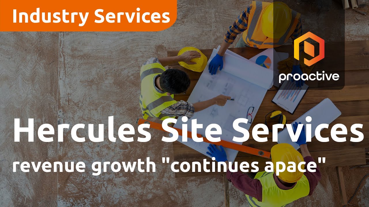 Hercules Site Services revenue growth "continues apace"