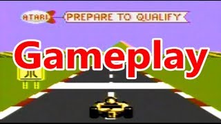 Pole Position II Atari 7800 Gameplay - The No Swear Gamer