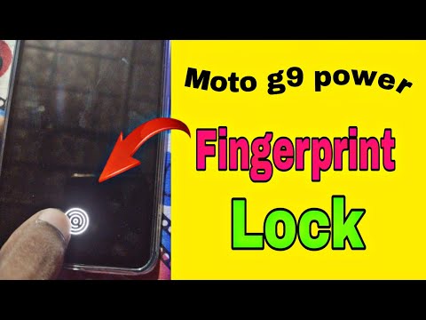 moto g9 power fingerprint lock setting / how to add fingerprint in moto g9 power