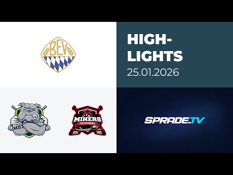 25.01.2026 - Highlights - Schweinfurt Mighty Dogs vs. Peißenberg Miners