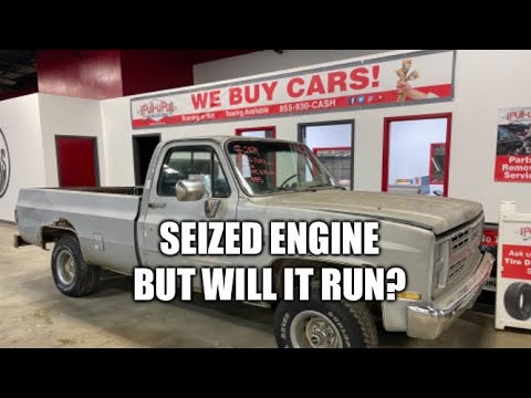 Seized solid SBC 350, see how we freed it and made it live again!  Runs like an absolute top too!!