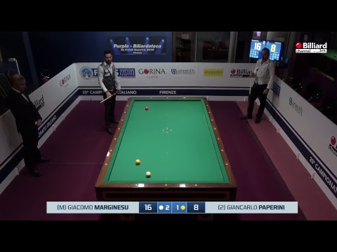 Paperini Giancarlo VS Marginesu Giacomo - 20° Campionato Italiano Firenze